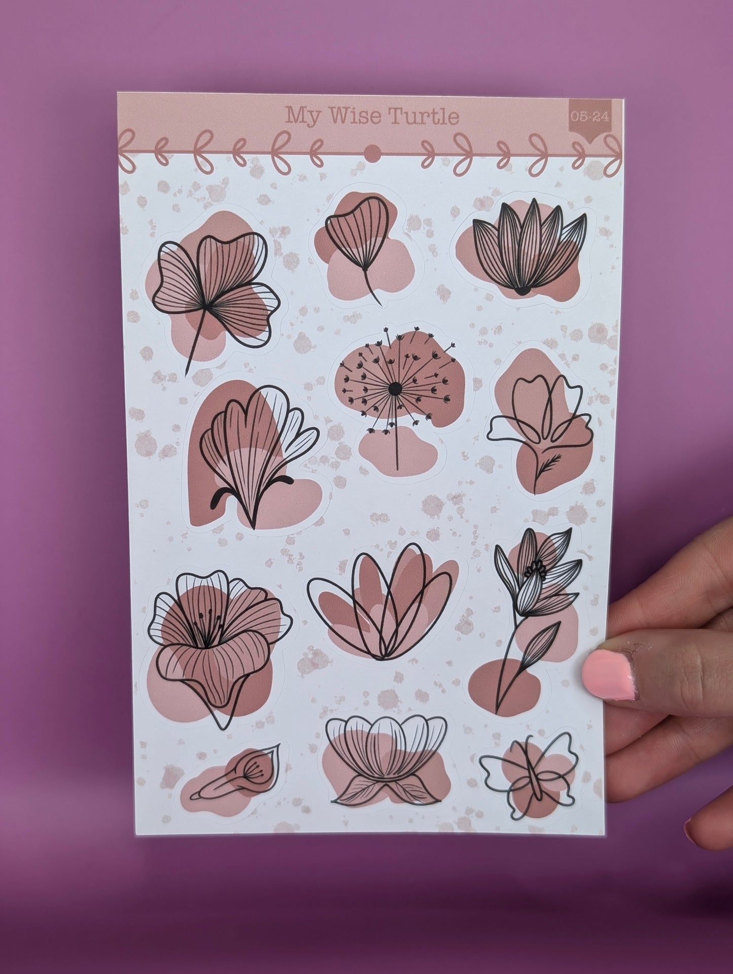 Nature's Palette Sticker Sheets Bundle - My Wise Turtle