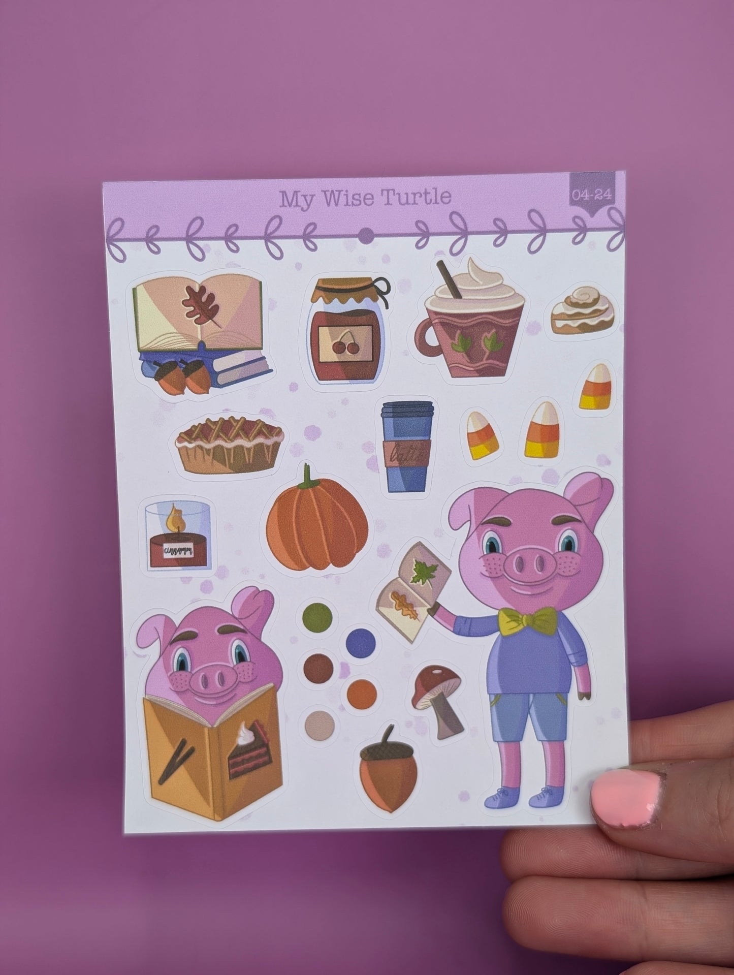 Seasons Sticker Sheets Bundle - My Wise Turtle