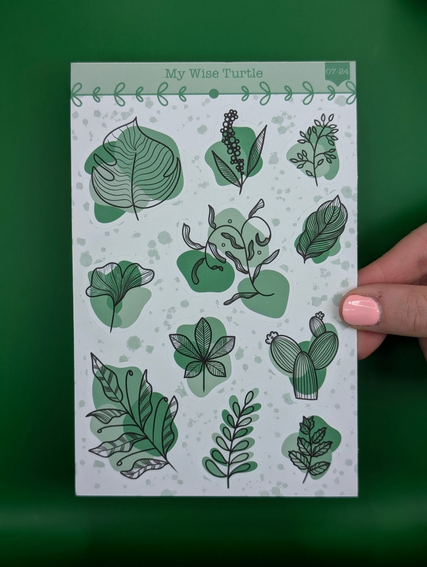 Nature's Palette Sticker Sheets Bundle - My Wise Turtle
