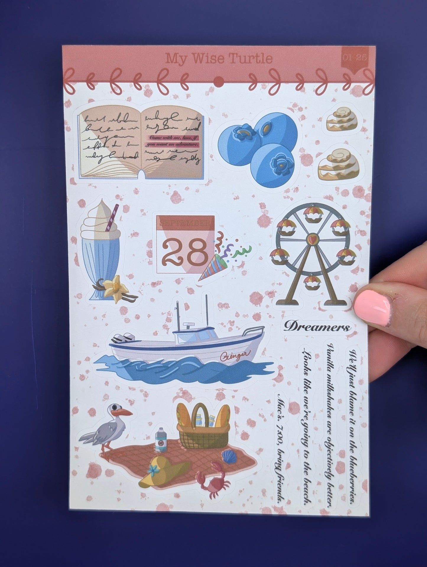 The Cinnamon Trail Sticker Sheet - My Wise Turtle