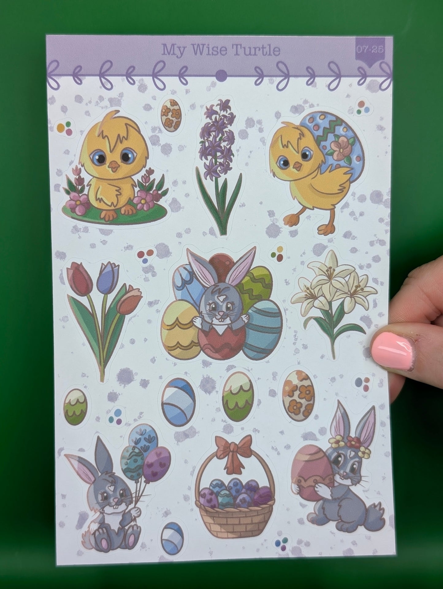 Eggstra Sticker Sheet - My Wise Turtle