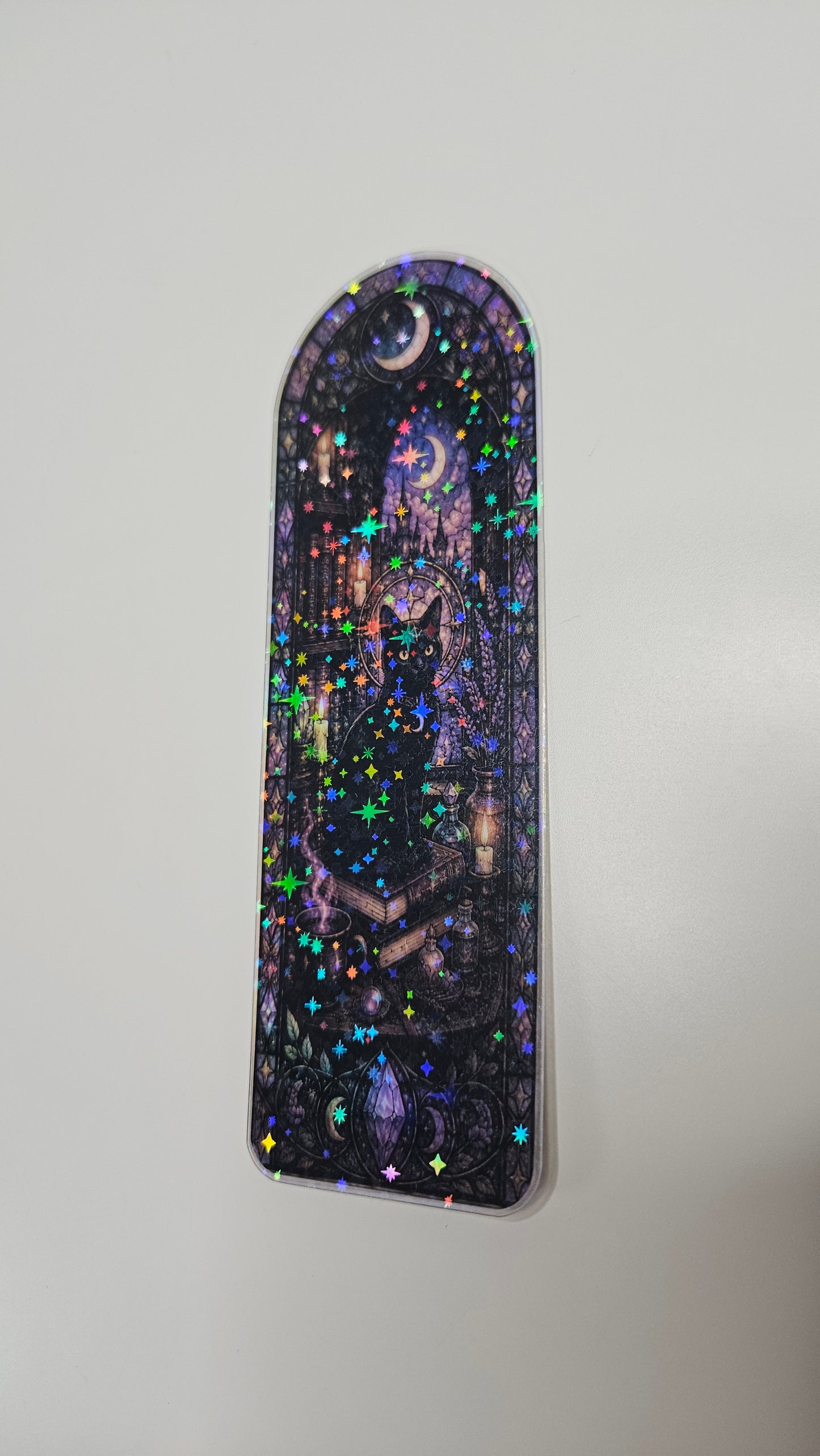 Spellbound Scholar Stained Glass Bookmark