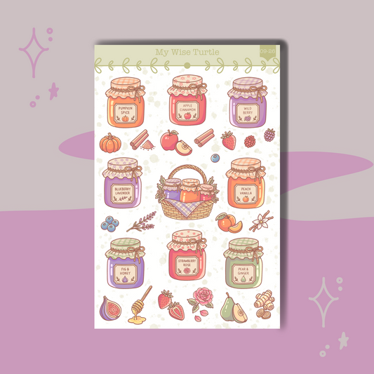 Sweer Preserved Sticker Sheet - My Wise Turtle 