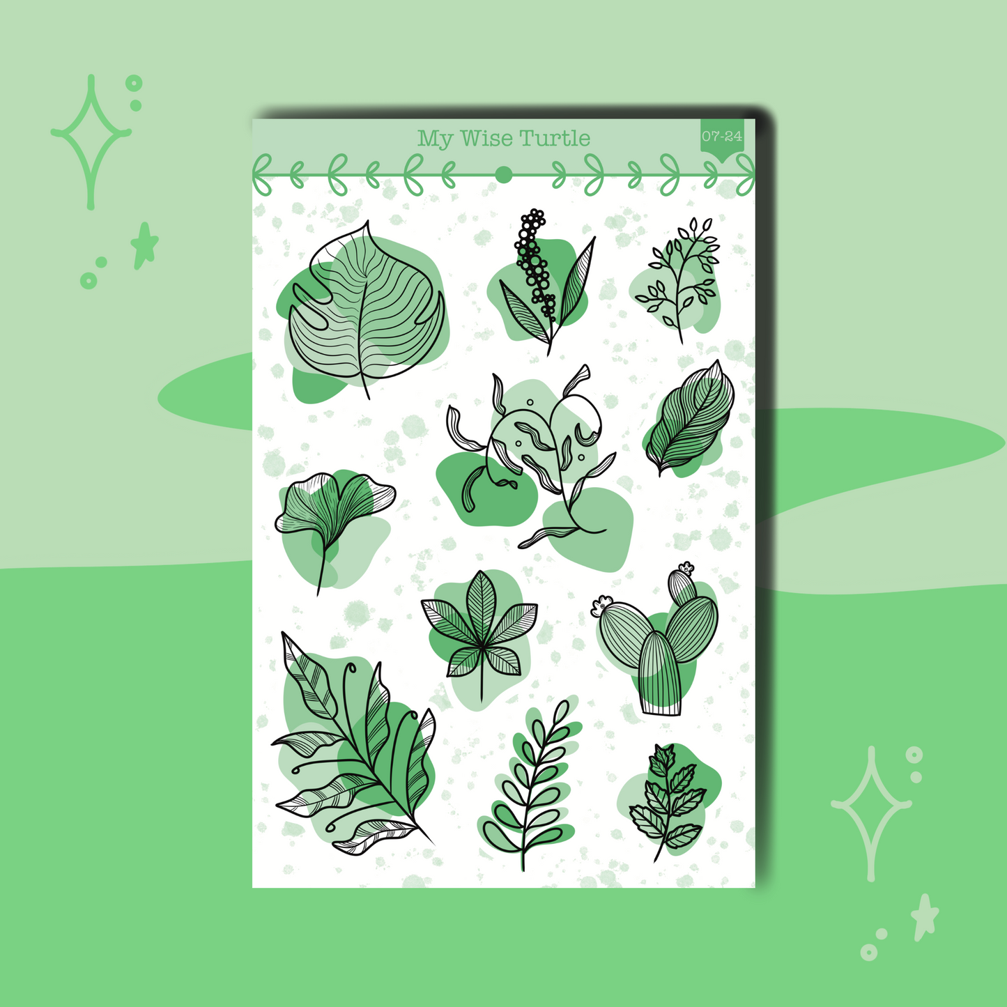 Botanical Bliss Sticker Sheet