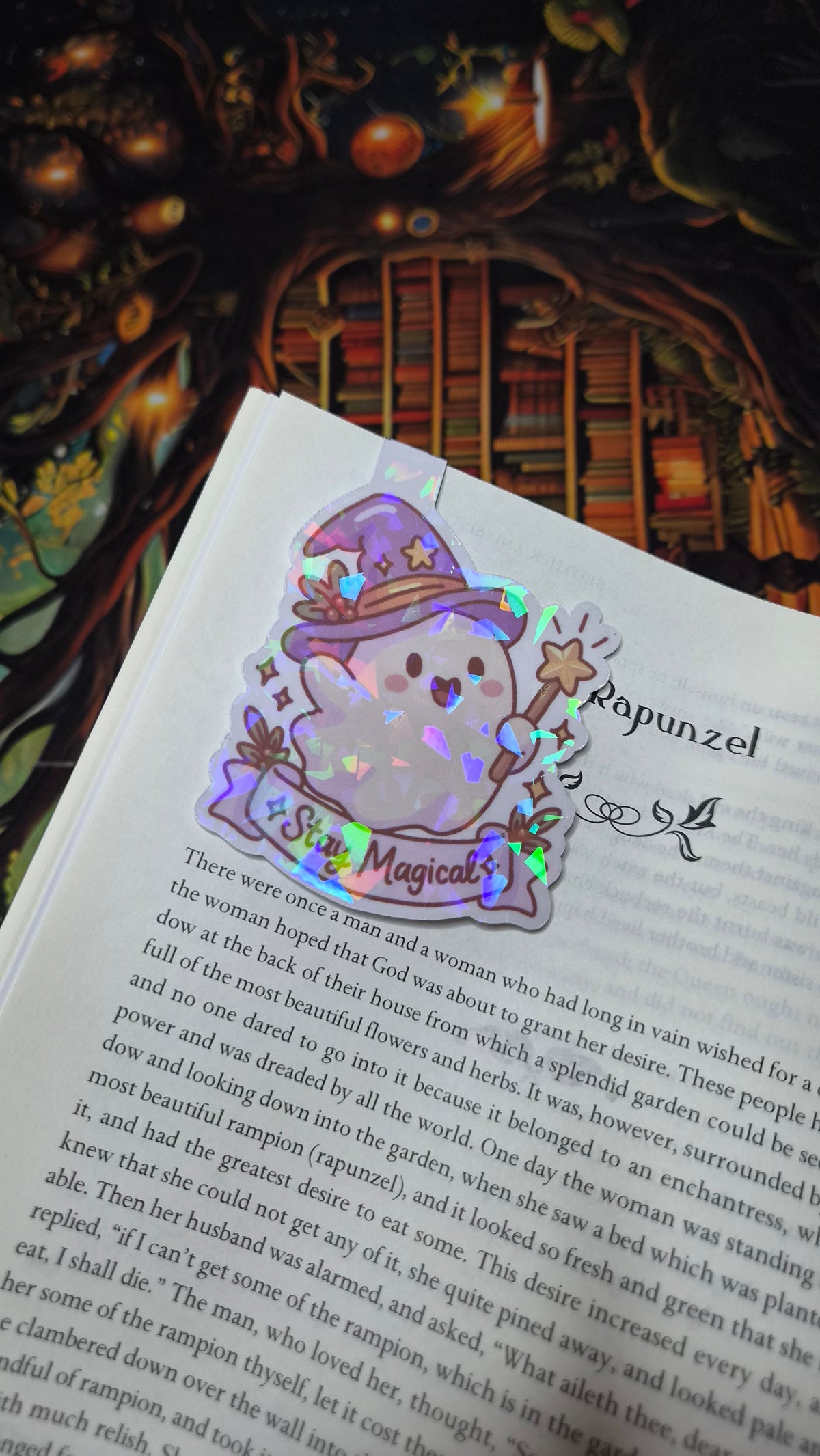 Bookish Boo Magnetic Bookmark - My Wise Turtle 