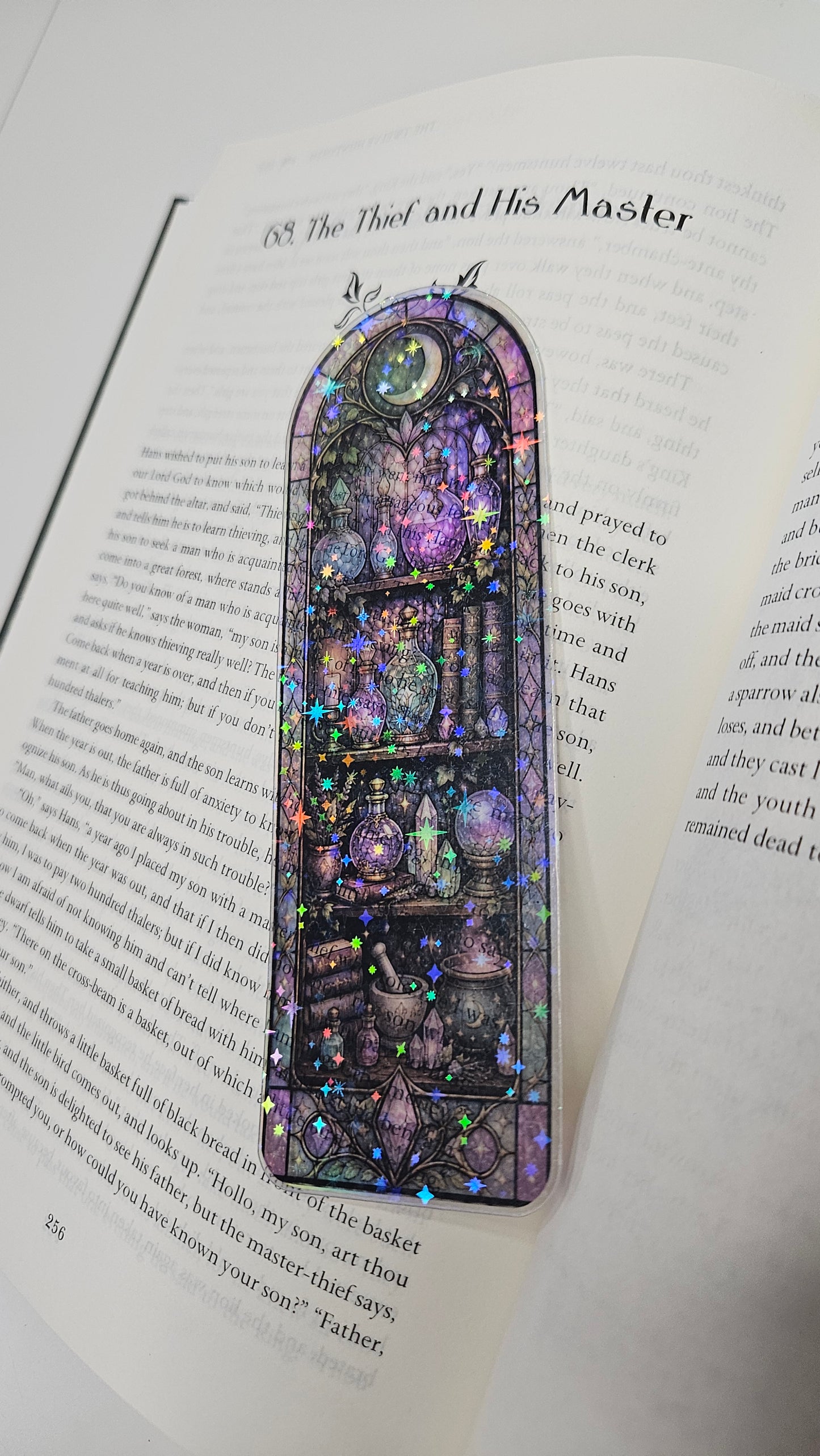 Potion Master's Library Stained Glass Bookmark