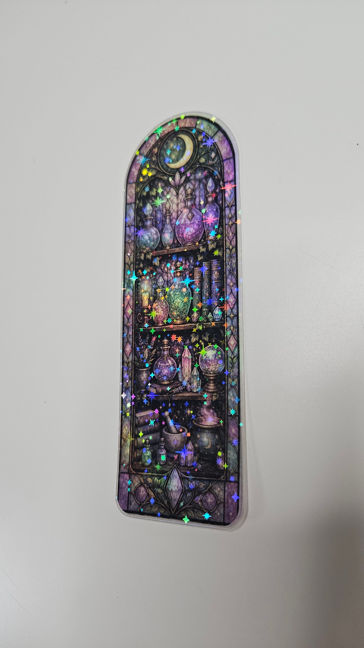 Potion Master's Library Stained Glass Bookmark