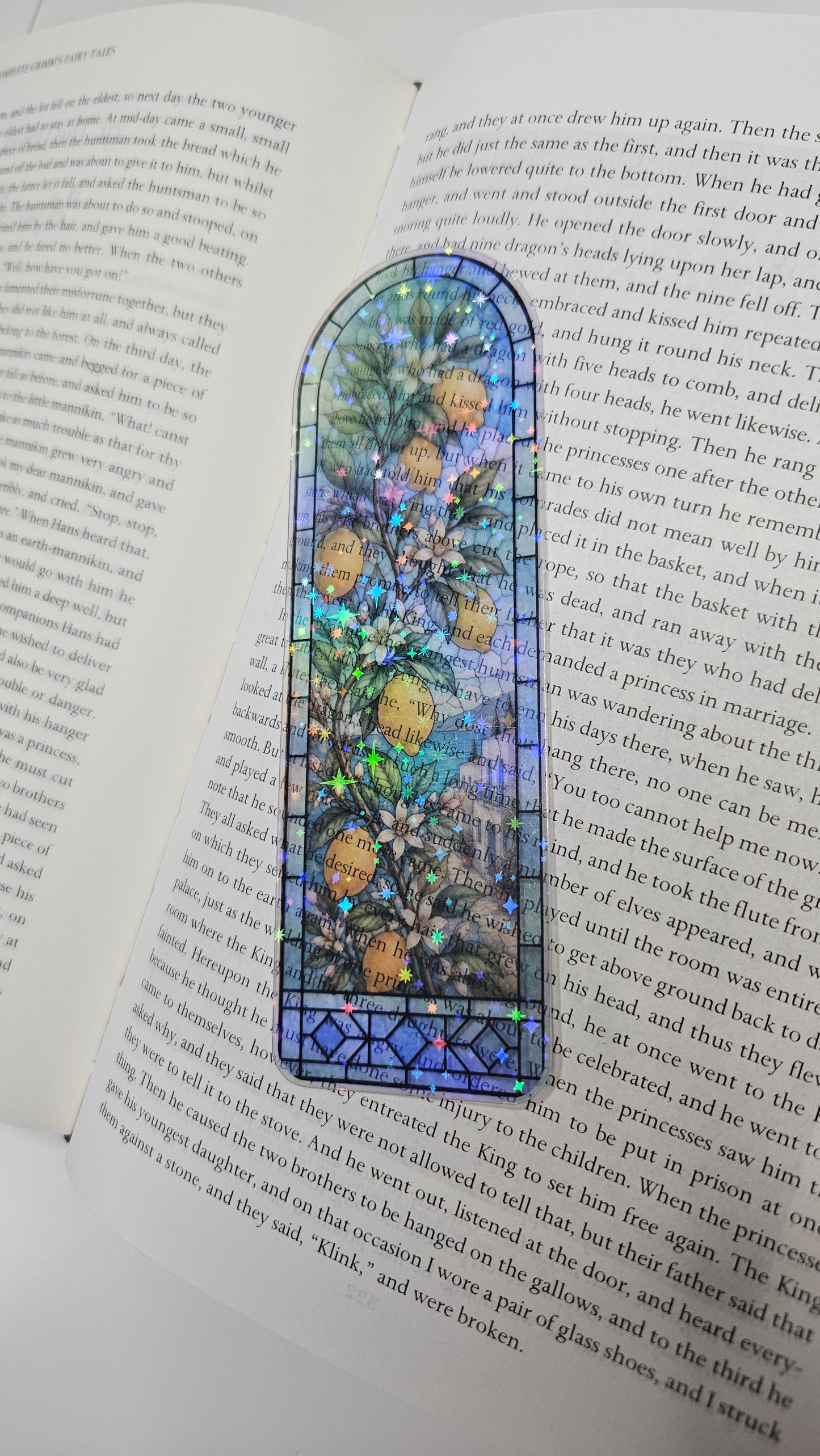 Mediterranean Sunshine Stained Glass Bookmark