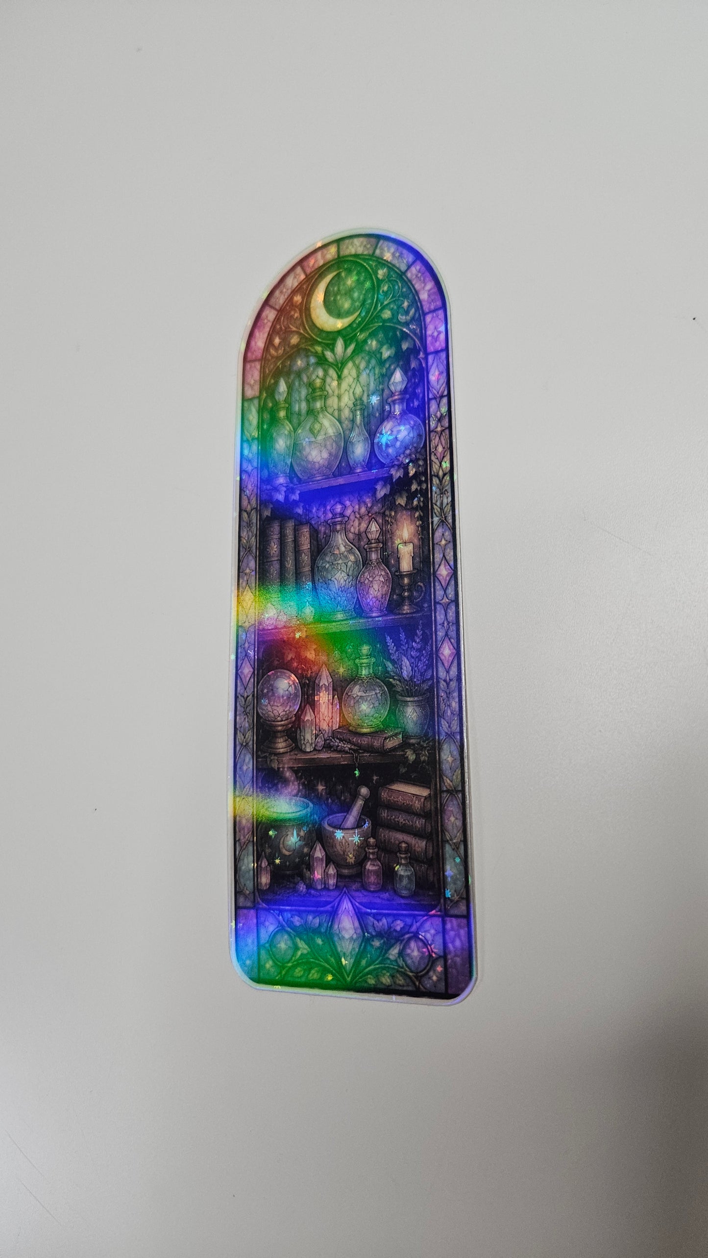 Potion Master's Library Stained Glass Bookmark