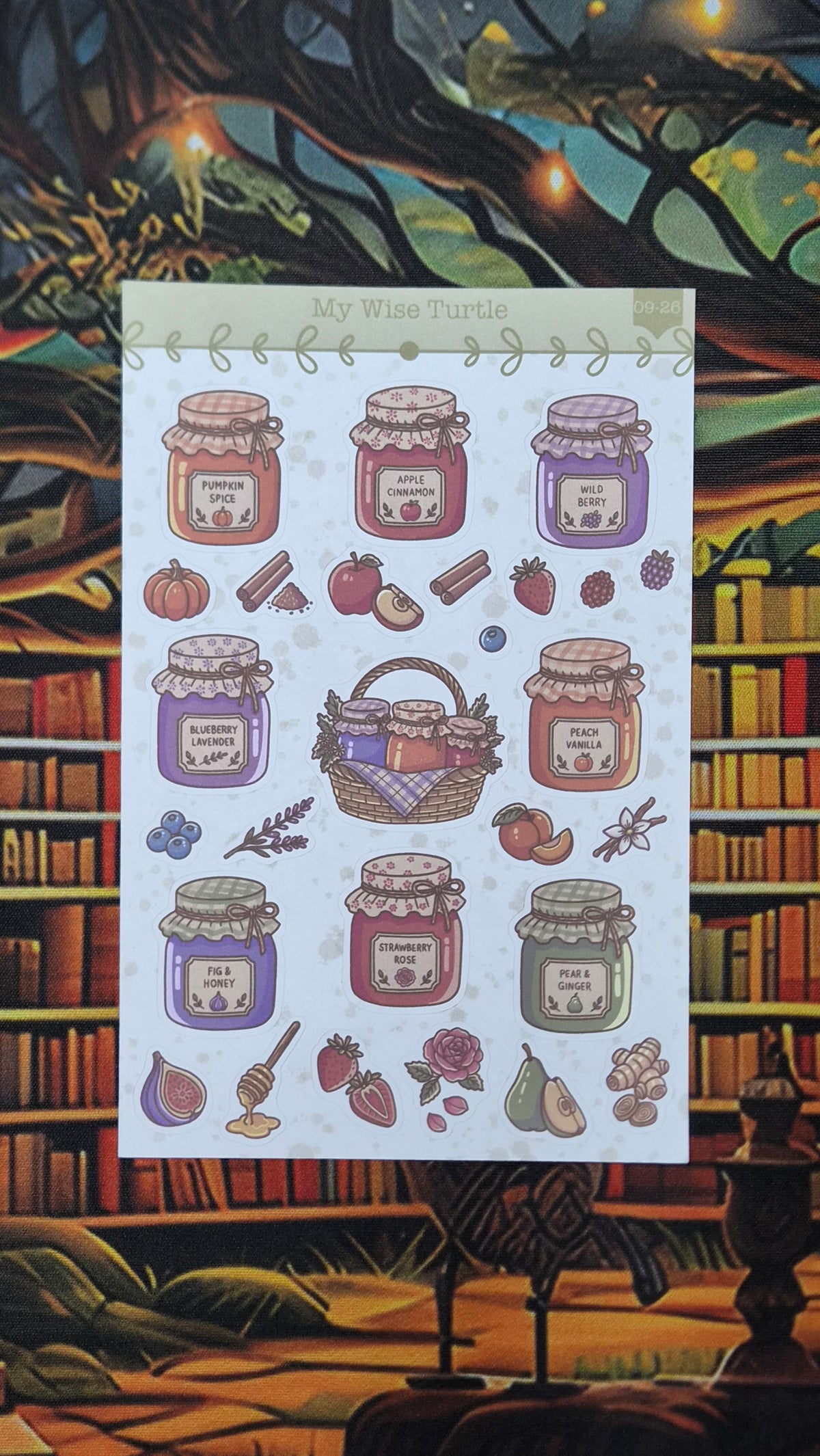 Sweer Preserved Sticker Sheet - My Wise Turtle 