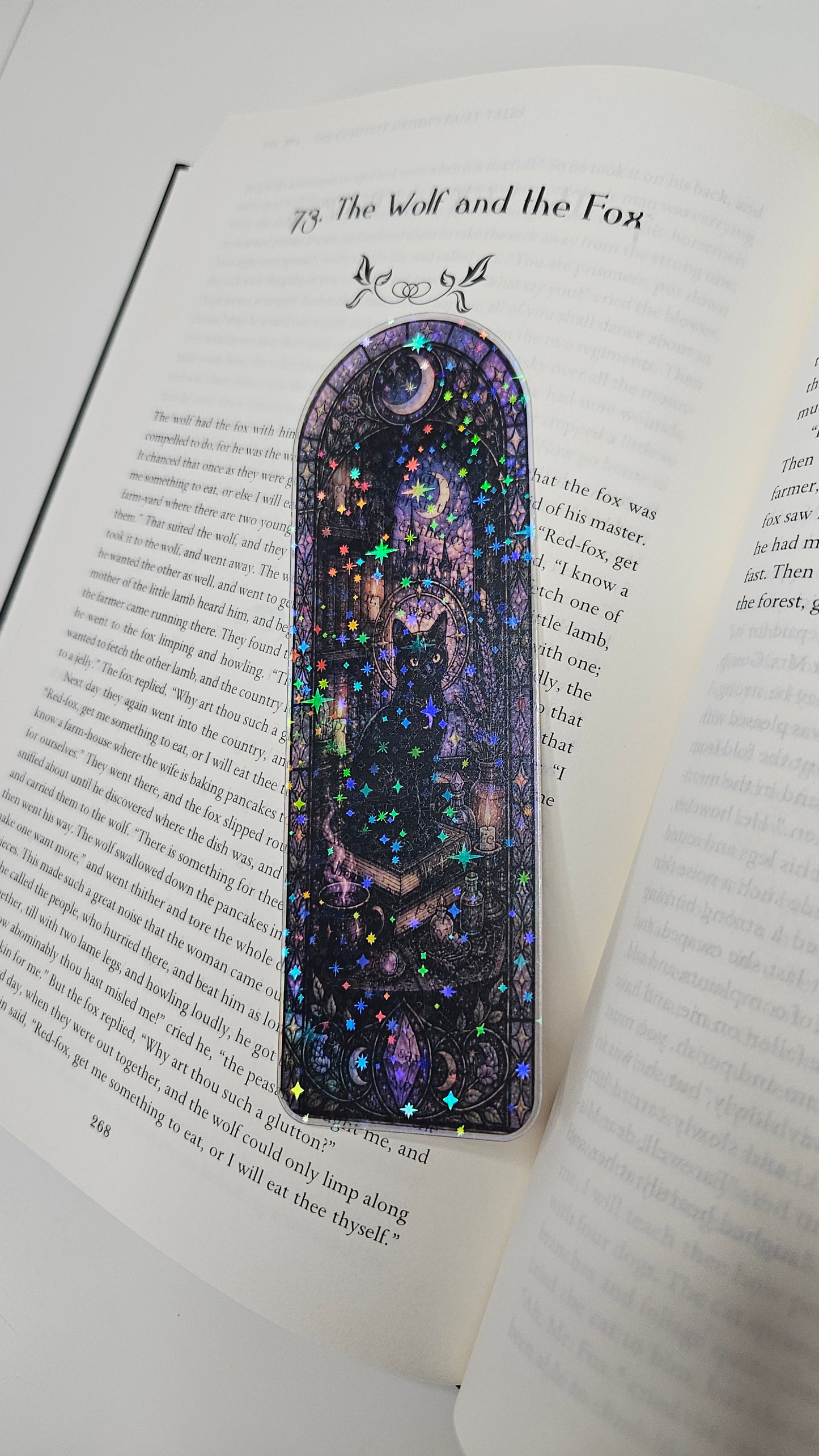 Spellbound Scholar Stained Glass Bookmark